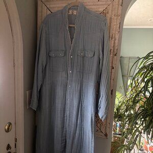 FREE PEOPLE CINDERELLA STORY SHIRTDRESS